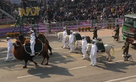 Did Indian Army Chief General Upendra Dwivedi Honour Bactrian Camels and Zanskari Ponies?