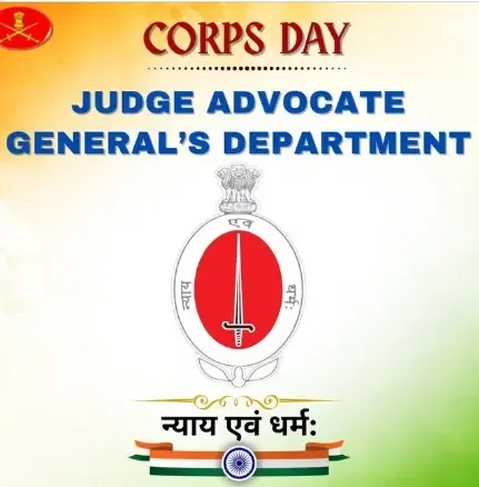 How Did the Indian Army's Judge Advocate General's Department Celebrate Its Corps Day?