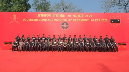 What Honours Did the Indian Army's Southern Command Bestow During the Ceremony in Ahmedabad?