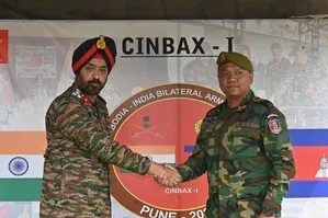 Indian, Cambodian troops take part in joint exercise