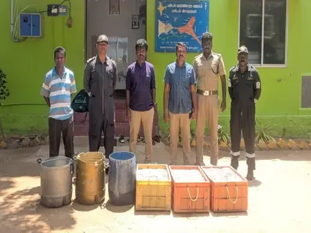 Indian Coast Guard Thwarts Major Sea Cucumber Smuggling Near Vedalai