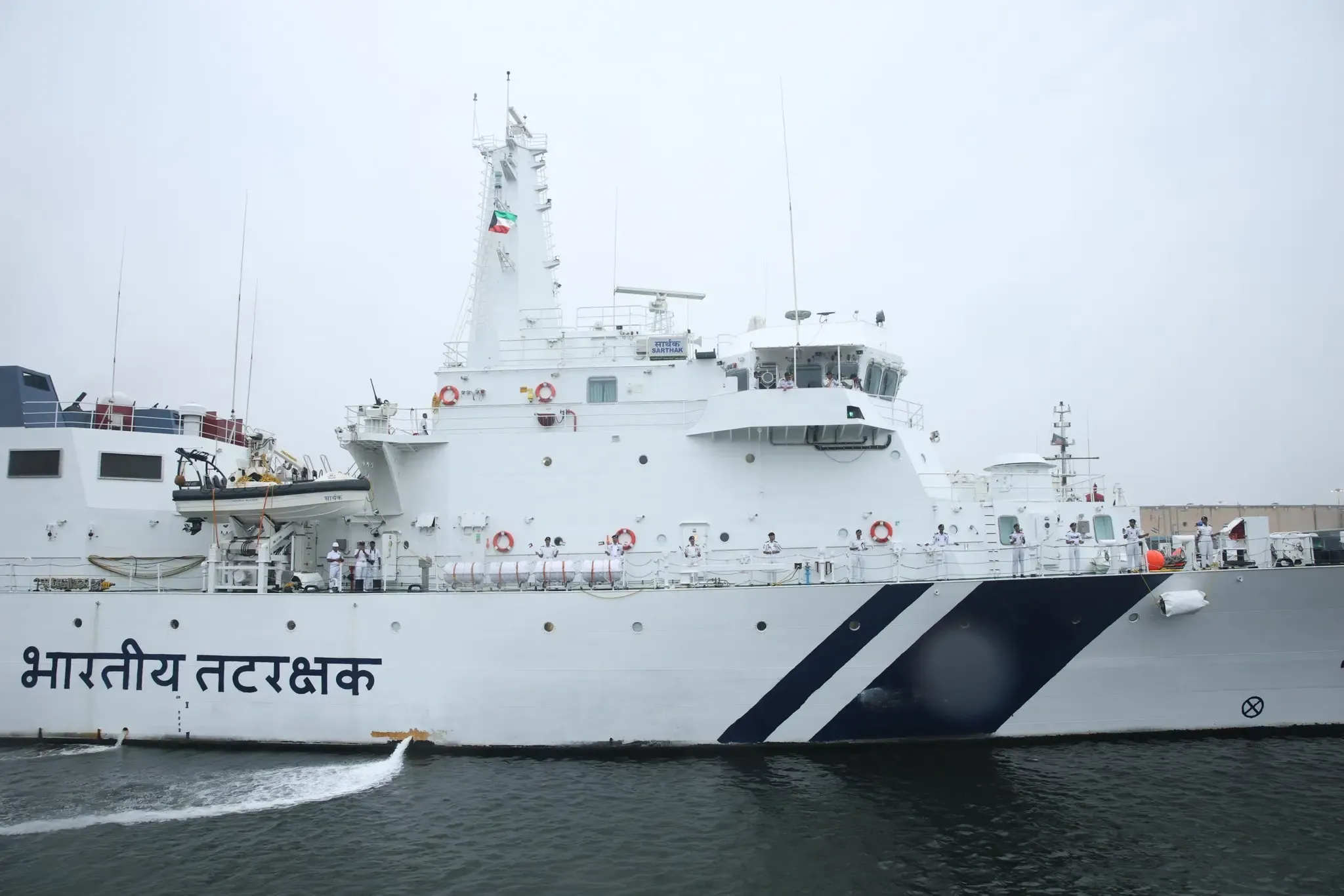 Did Indian Coast Guard Ship Sarthak Just Make History at Kuwait's Shuwaikh Port?