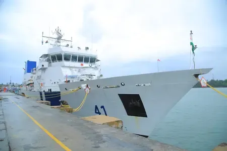 ICGS Varaha reaches Mombasa in India's third Kenya port call this year