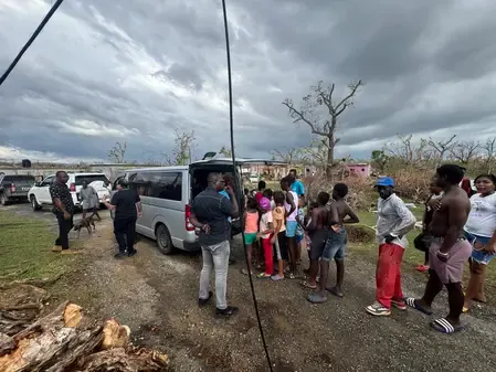 How is the Indian Community Supporting Relief Efforts in Hurricane-Hit Jamaica?