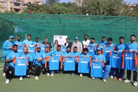 What is India’s new jersey for the T20 series against Dubai?