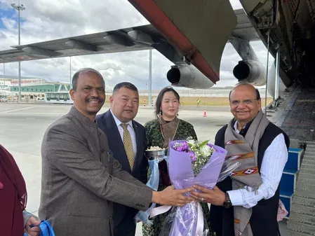 Buddha relics return: Indian delegation reaches Ulaanbaatar to retrieve disciples' holy relics