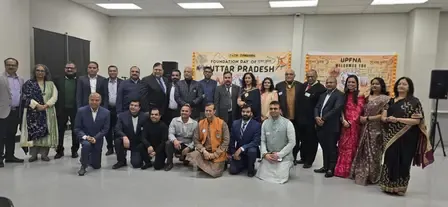 How is the Indian diaspora commemorating UP Diwas in New Jersey?