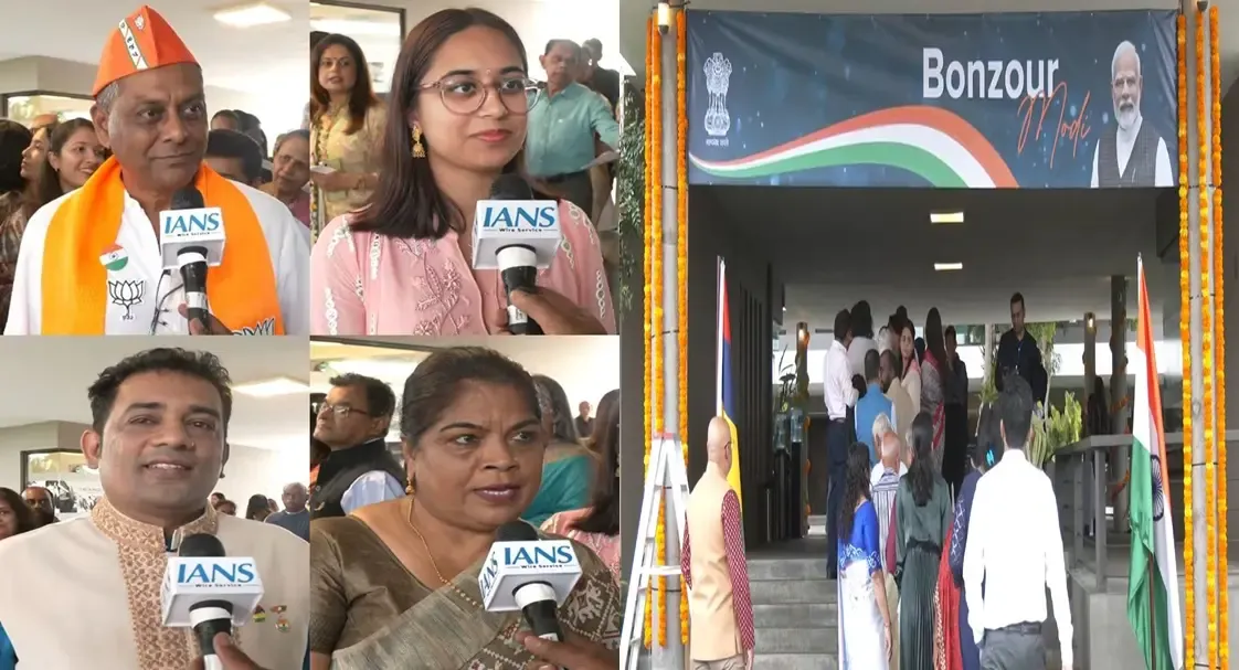 Indian Community Thrilled as PM Modi Engages with Mauritius During Landmark Visit