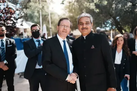 India Envoy Meets Israel's Herzog, Boosts Strategic Partnership