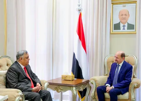 Indian envoy meets Yemen PM Zindani in Riyadh to strengthen bilateral ties