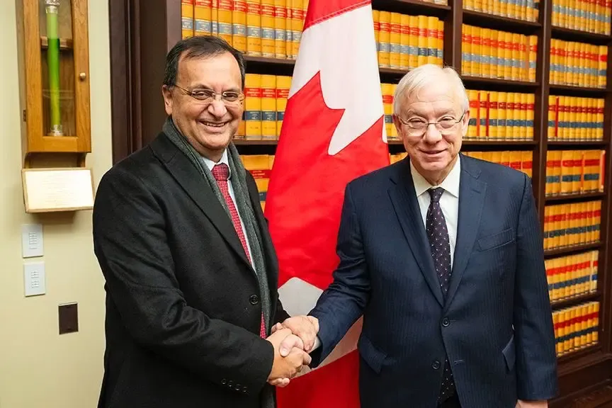 How Did the Indian Envoy to Canada and the Speaker of the House of Commons Discuss Parliamentary Cooperation?