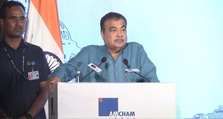 Gadkari urges Indian firms to form JVs with US tech companies at AMCHAM summit