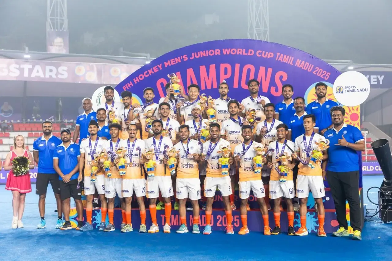 How Did the Indian Junior Men’s Hockey Team Wrap Up 2025 with Major International Medals?