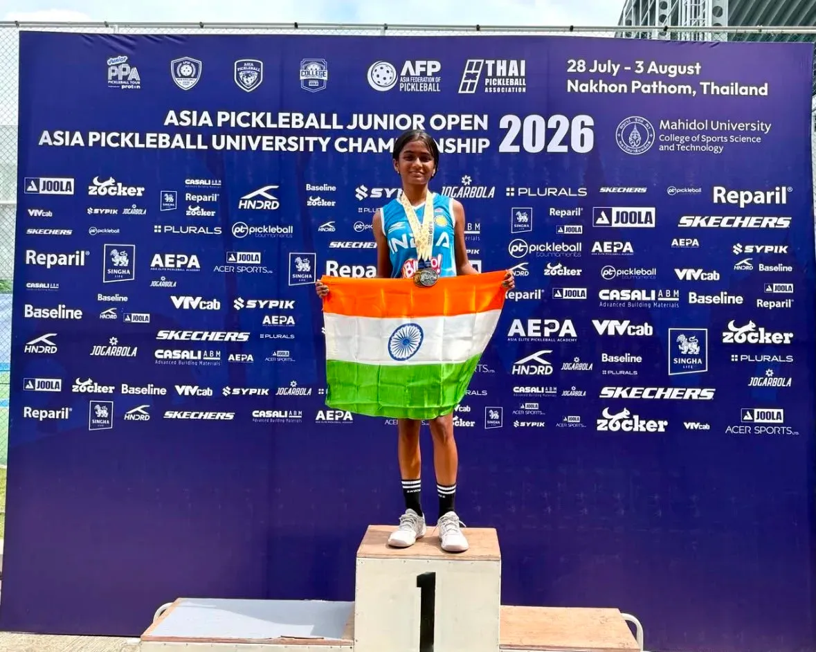 India wins 3 medals at Asian Junior Pickleball Championship 2026 in Thailand