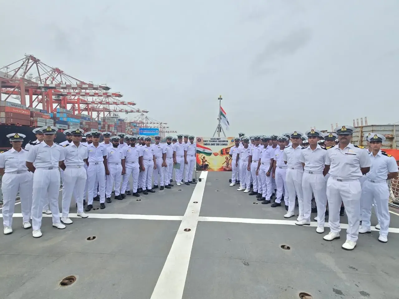 Indian Navy's First Training Squadron departs Colombo after Sri Lanka port call
