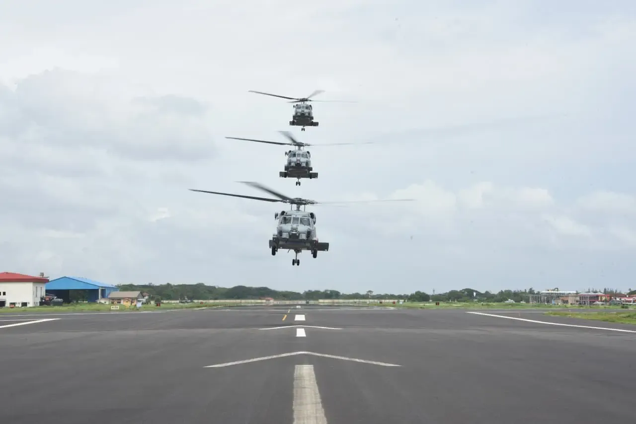 How is the Indian Navy enhancing its maritime capabilities with the new MH-60R 'Ospreys' squadron?