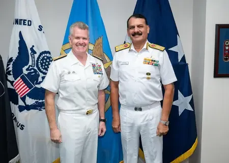 How is the Indian Navy Chief Strengthening Maritime Ties and Indo-Pacific Security with US Officials?