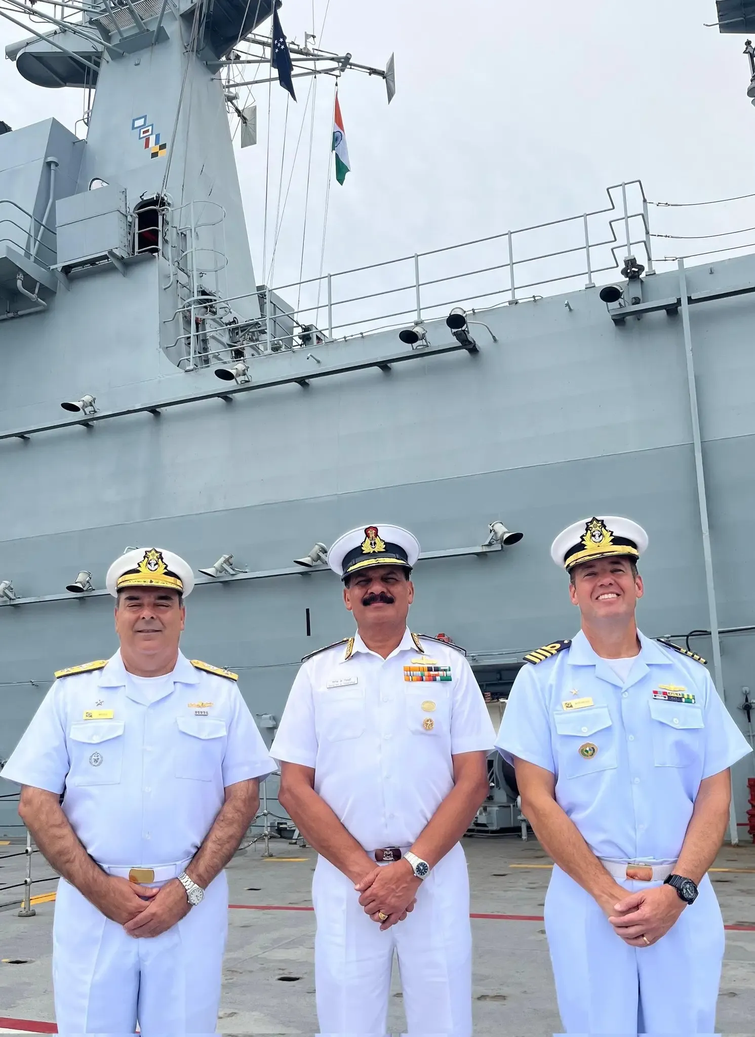 Did the Indian Navy Chief Discuss Strategic Ties with Brazilian Naval Officials?