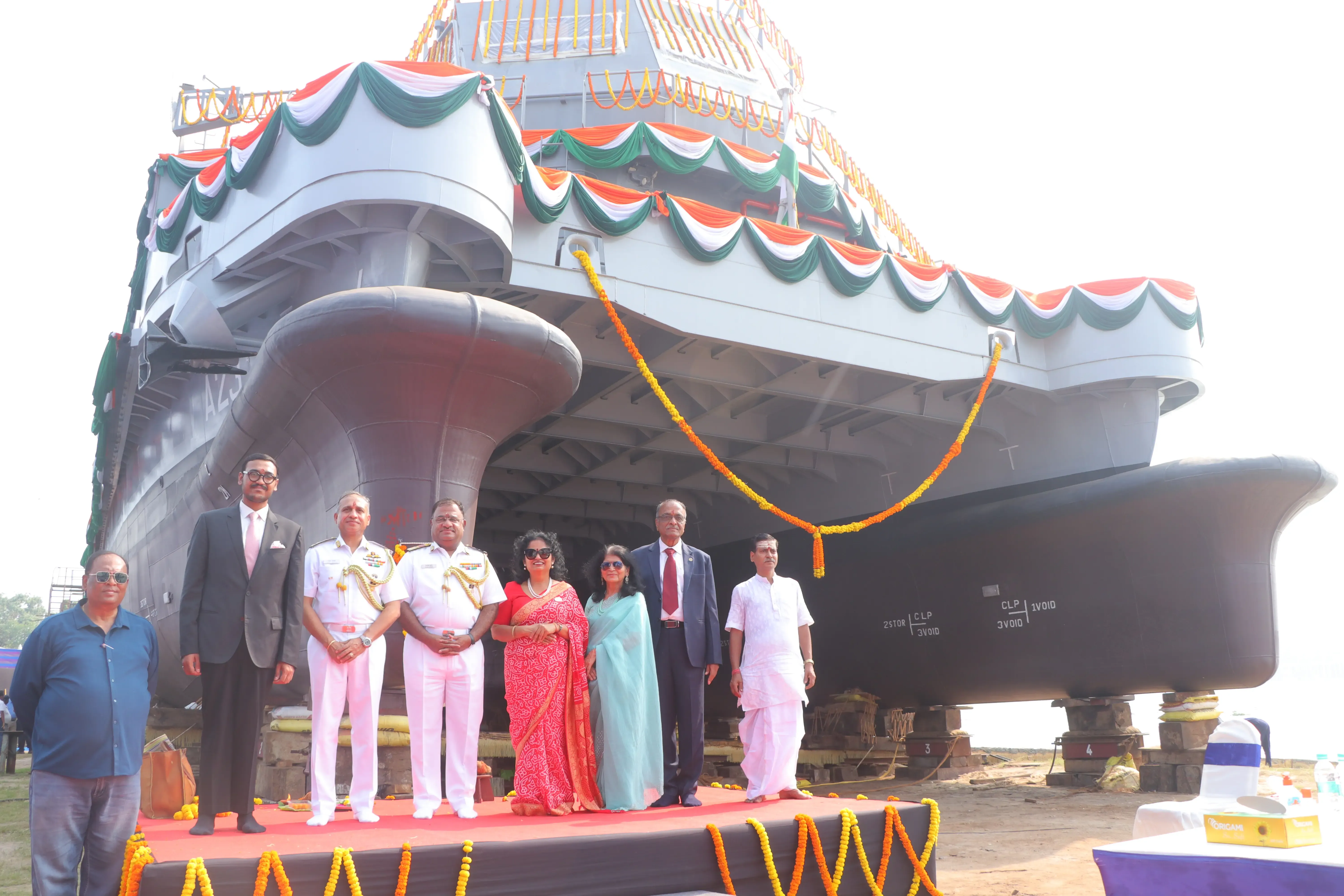 Indian Navy Unveils Fourth Indigenous Diving Support Craft DSC A23