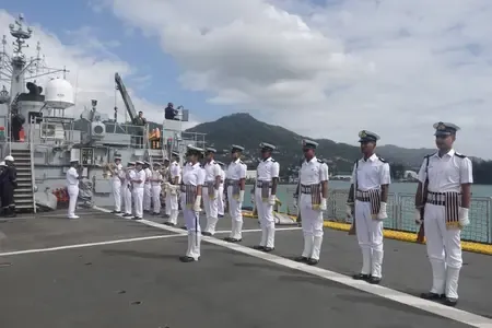 Did the Indian Navy Training Squadron Conclude Its Visit to Seychelles?