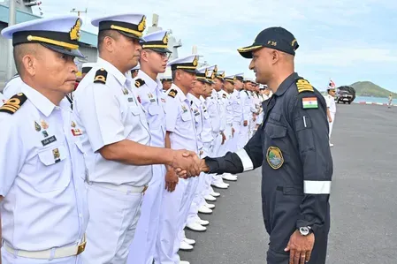 Indian Navy Eastern Fleet wraps Thailand port call, sails for SE Asia