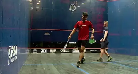 Indian Open squash: Velavan Senthilkumar beats sixth seed Bernat Jaume; Ramit Tandon also advances 