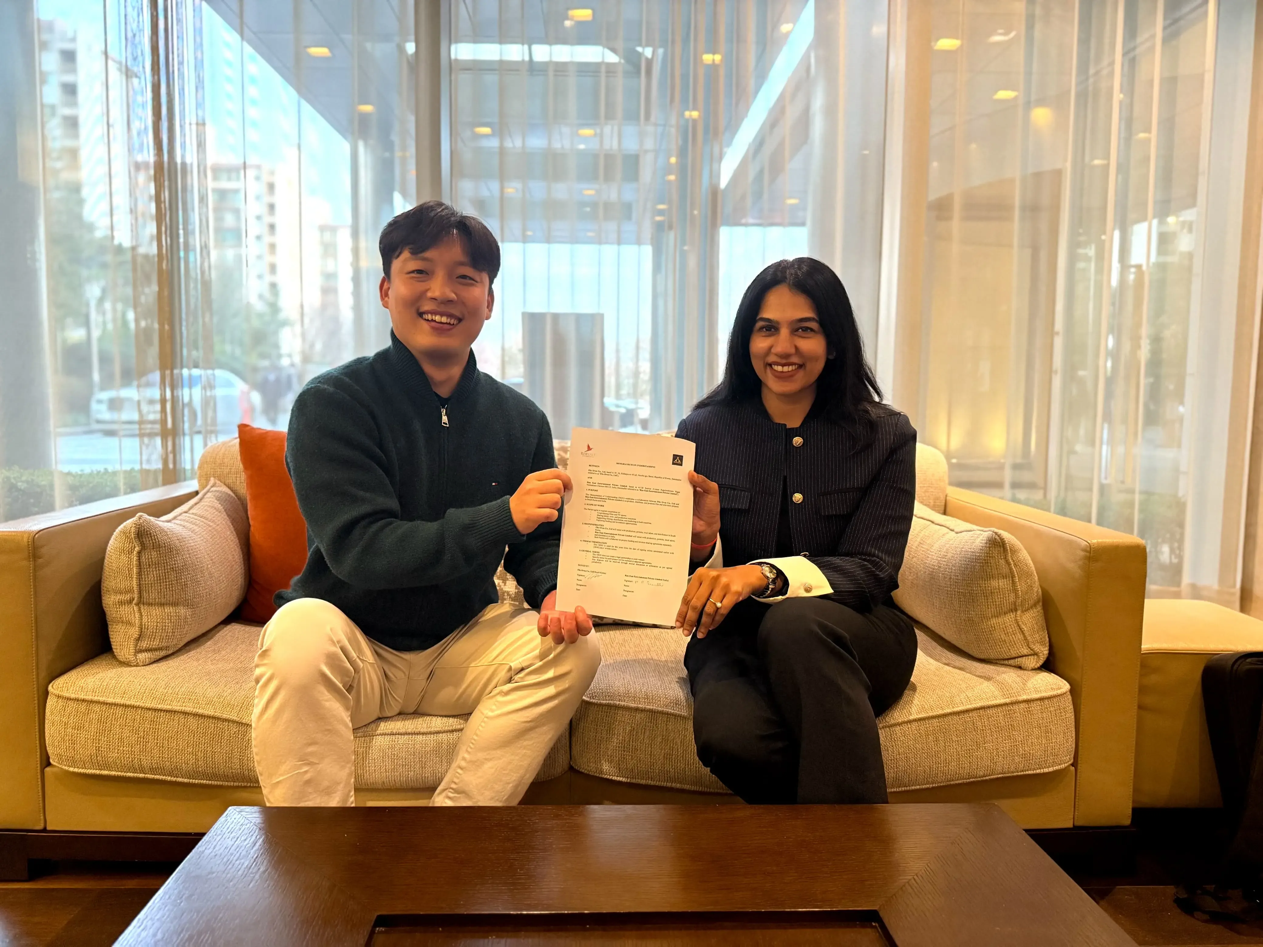 Indian Production Company Partners with Korean Firm for Cinematic Collaboration