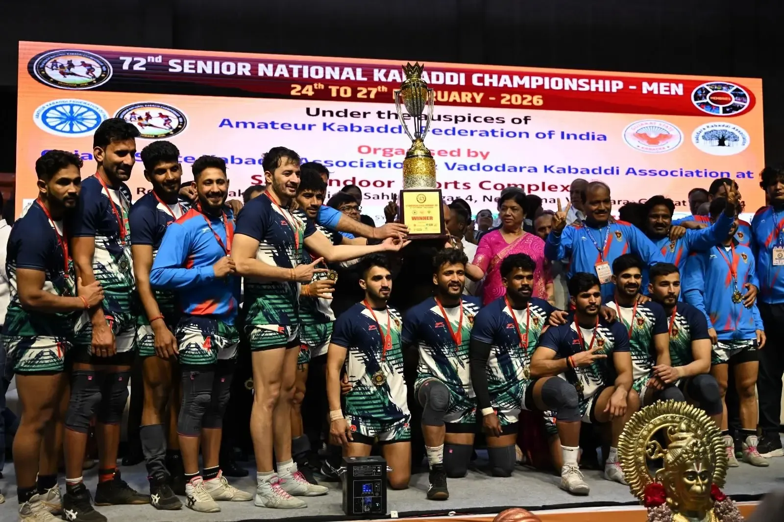 Indian Railways Clinches Senior Men's National Kabaddi Championship by Outclassing Maharashtra