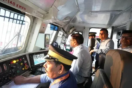 Indian Railways Launches Kavach on Prayagraj-Kanpur Route, Targets 160 Kmph Speed