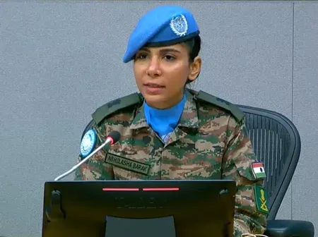 Indian Army's Major Abhilasha Barak wins UN award, urges Lebanon dialogue