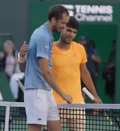 इंडियन वेल्स ओपन: मेदवेदेव ने अल्काराज को हराकर फाइनल में सिनर से मुकाबला किया