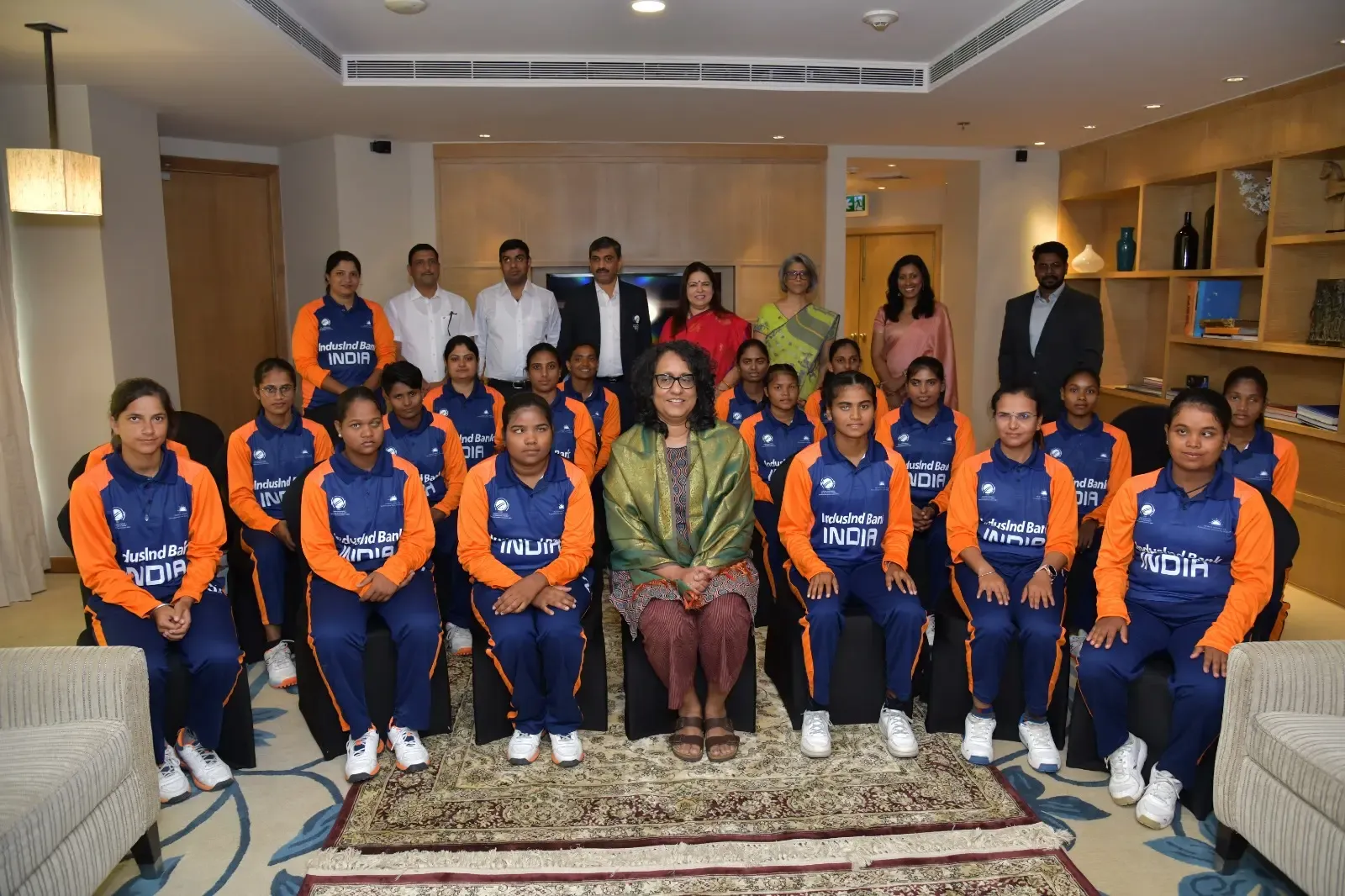 Did the Indian Women’s Cricket Team for the Blind Meet the Sri Lanka PM Before the Inaugural Women’s T20 WC?