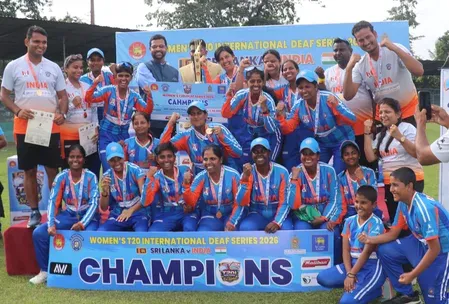 Indian Deaf Women's Cricket Team wins historic 5-0 T20 series in Sri Lanka