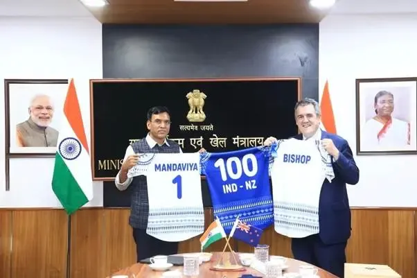 India and New Zealand Enhance Sports Ties Ahead of 2026 Anniversary