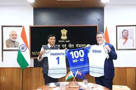 India and New Zealand Enhance Sports Ties Ahead of 2026 Anniversary