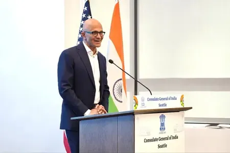 Satya Nadella at Ideas4India: AI must reach India's farmers, not just its tech firms