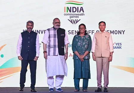 CWG 2026: India's 124-member contingent gets grand send-off, Glasgow kit unveiled