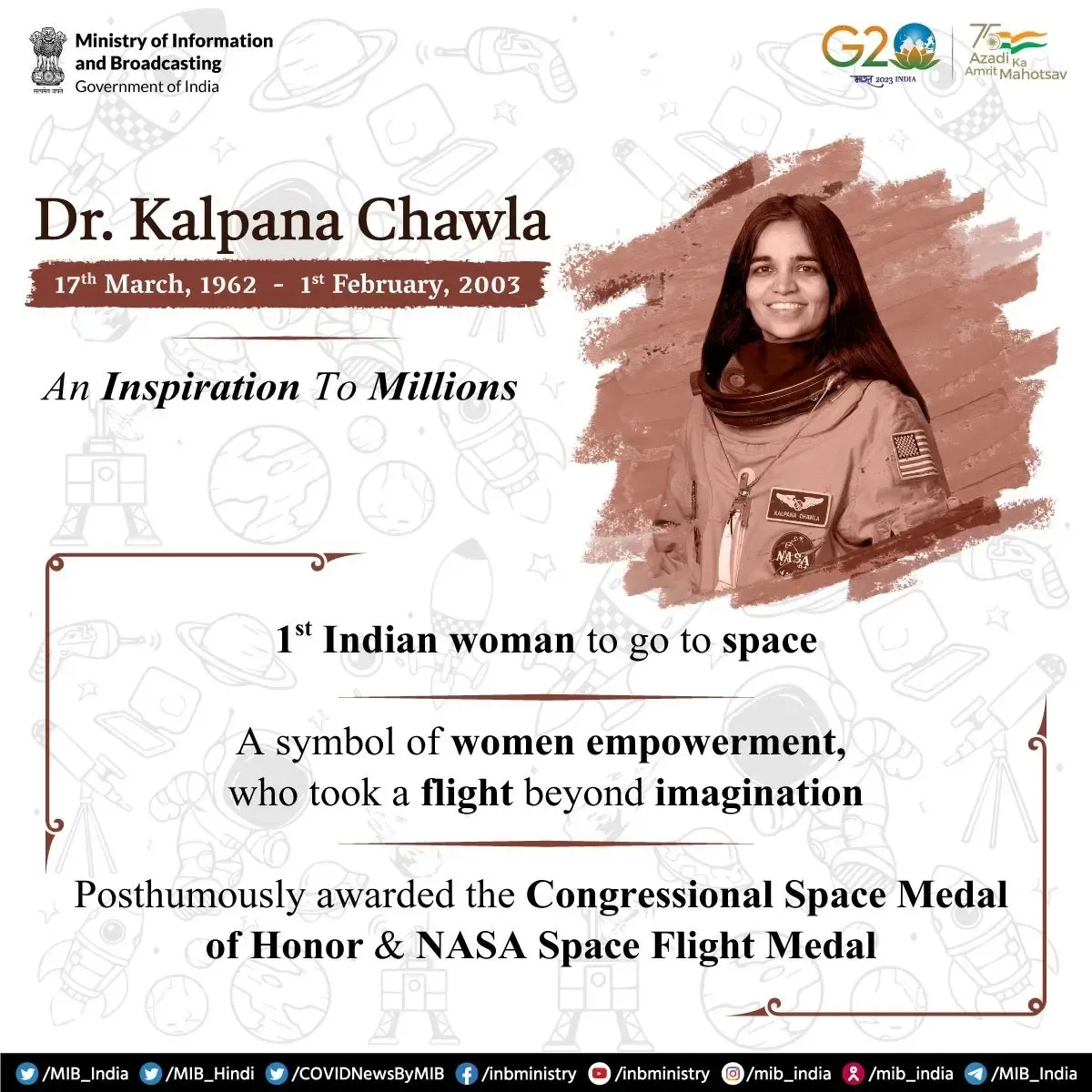 Kalpana Chawla: India's Trailblazing Daughter Who Reached for the Stars