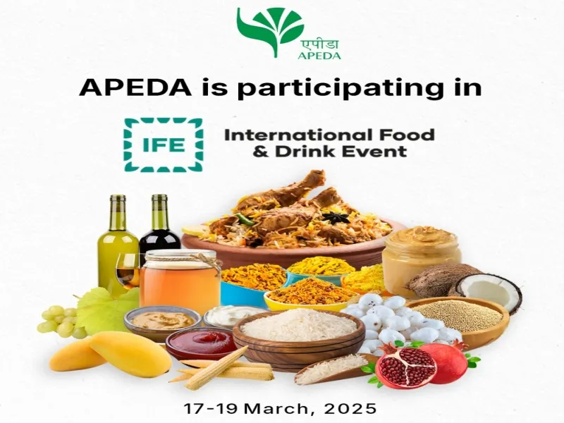 India's Agricultural and Processed Food Products Shine at IFE London 2025