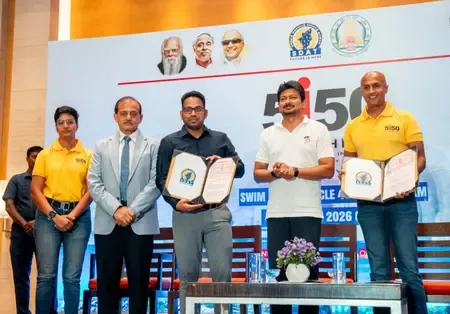 What is India’s first-ever 5150 Triathlon launched in Chennai?
