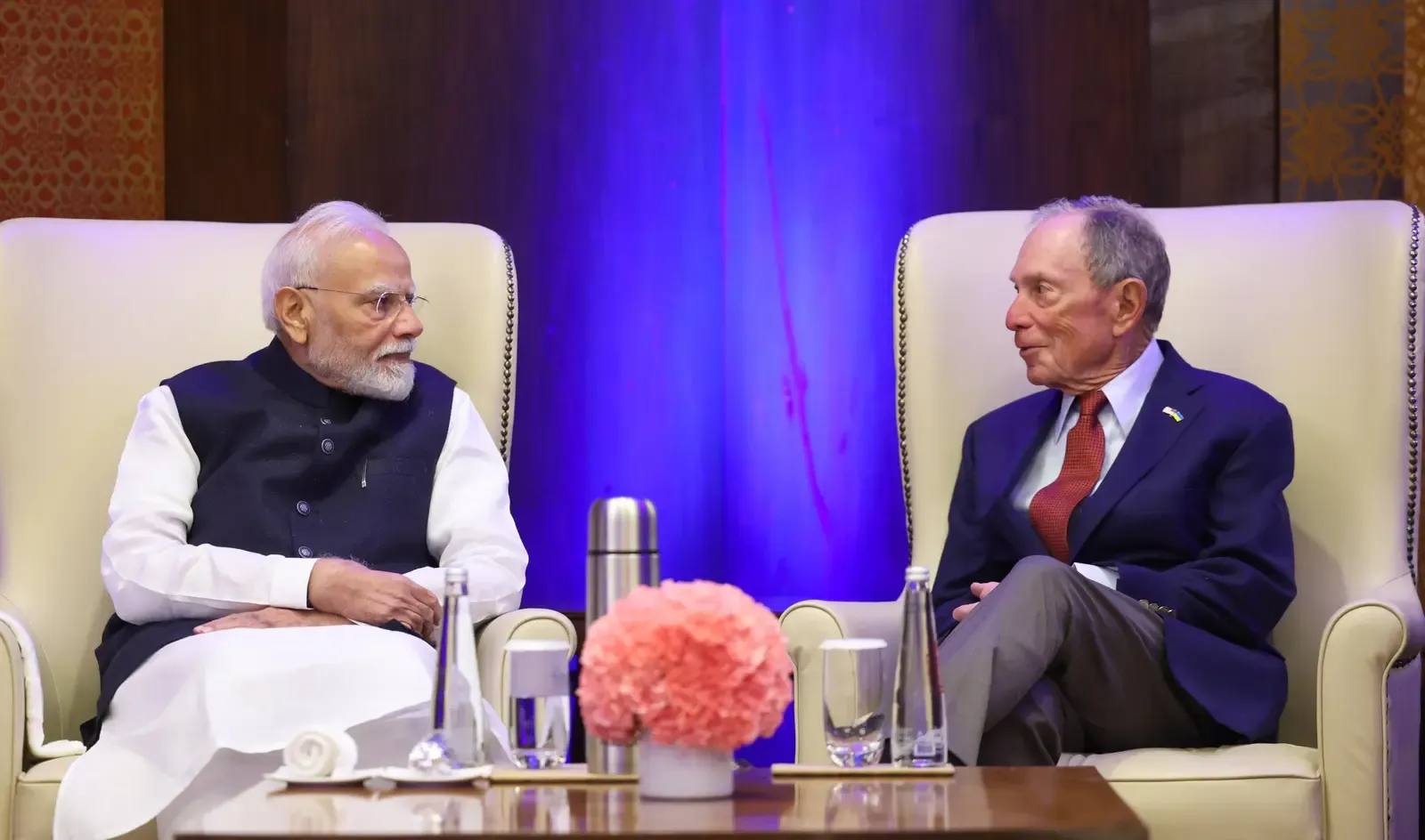 PM Modi meets Mike Bloomberg, backs 30-year firm's India expansion push