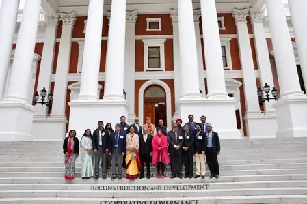 How is India's National Consensus and Collective Resolve Against Terrorism Highlighted in South Africa?