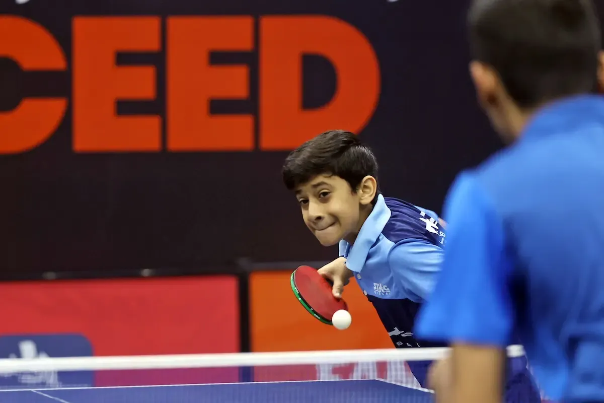 Young Indian Table Tennis Players Compete in U-15 Championship Playoffs