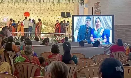 IndiGo Airlines disruptions: Bride & groom forced to attend reception online; thousands stranded at Bengaluru airport