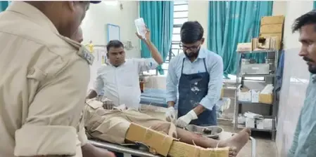 Bihar Police Officer Receives Cardboard Treatment After Accident, Inquiry Launched