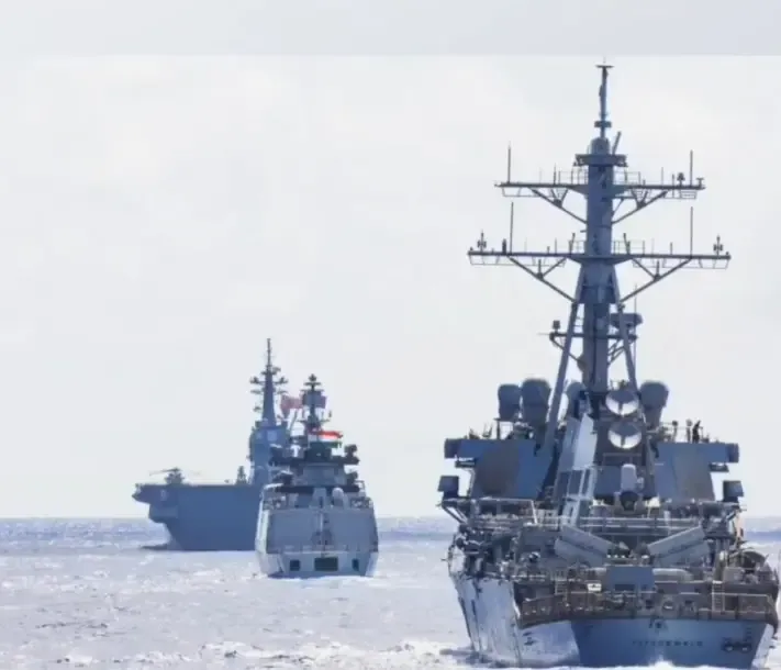 Did INS Sahyadri Take Part in the Sea Phase of Exercise Malabar?