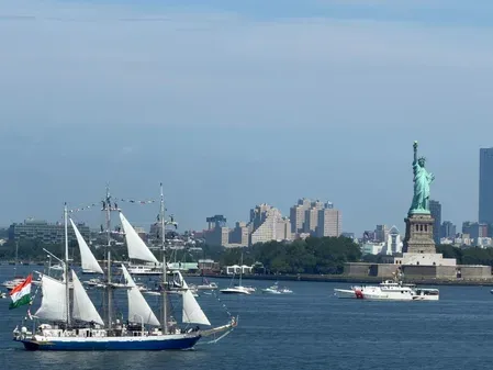 INS Sudarshini wraps US tour, flies India's flag at America's 250th