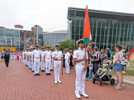 INS Sudarshini hosts Ambassador Kwatra, Maryland Lt Governor at Baltimore