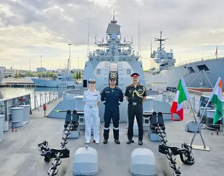 INS Trikand makes port call at Italy's Taranto, bolstering defence ties