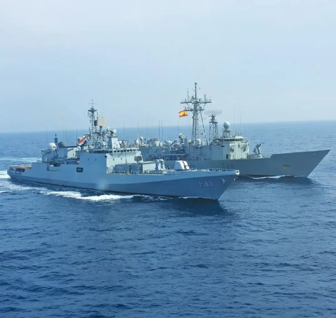 INS Trishul PASSEX with Spanish Navy boosts India-Spain maritime ties